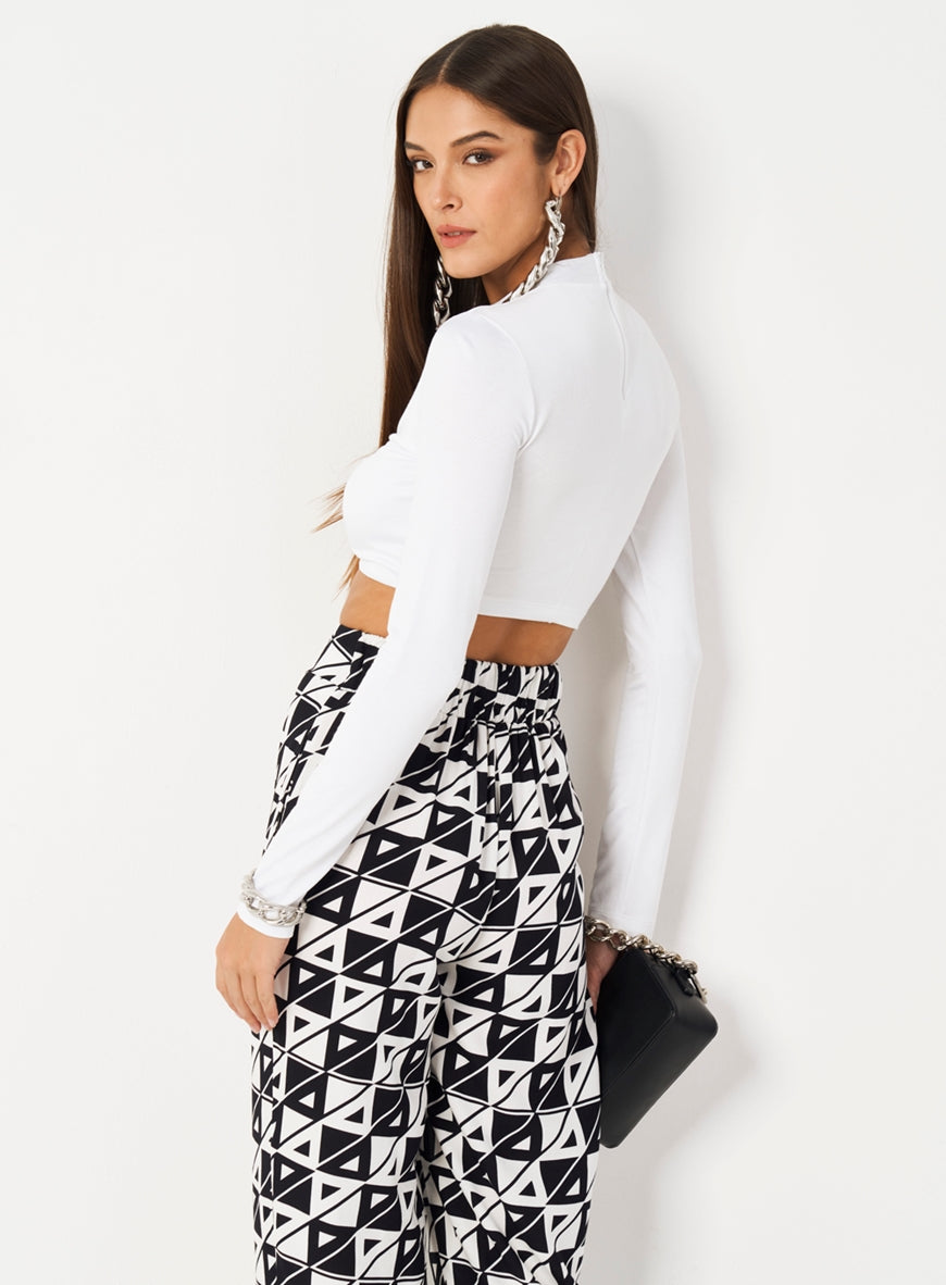 Twist Detail Crop Top