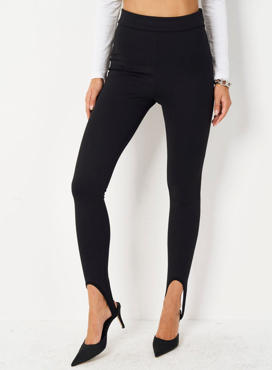 Stirrup Twill Skinny Trouser in Black
