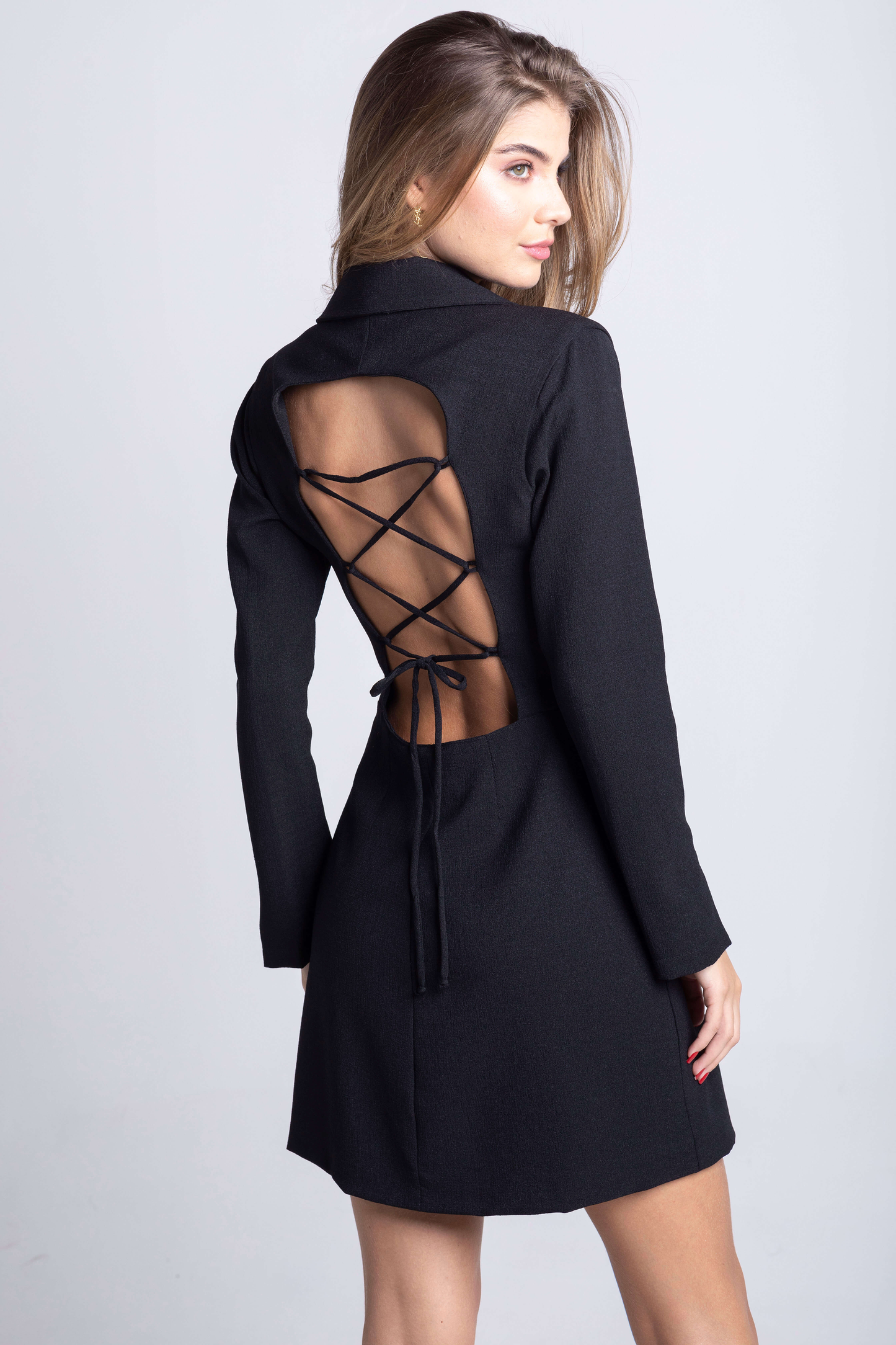 Linen Blazer Dress
