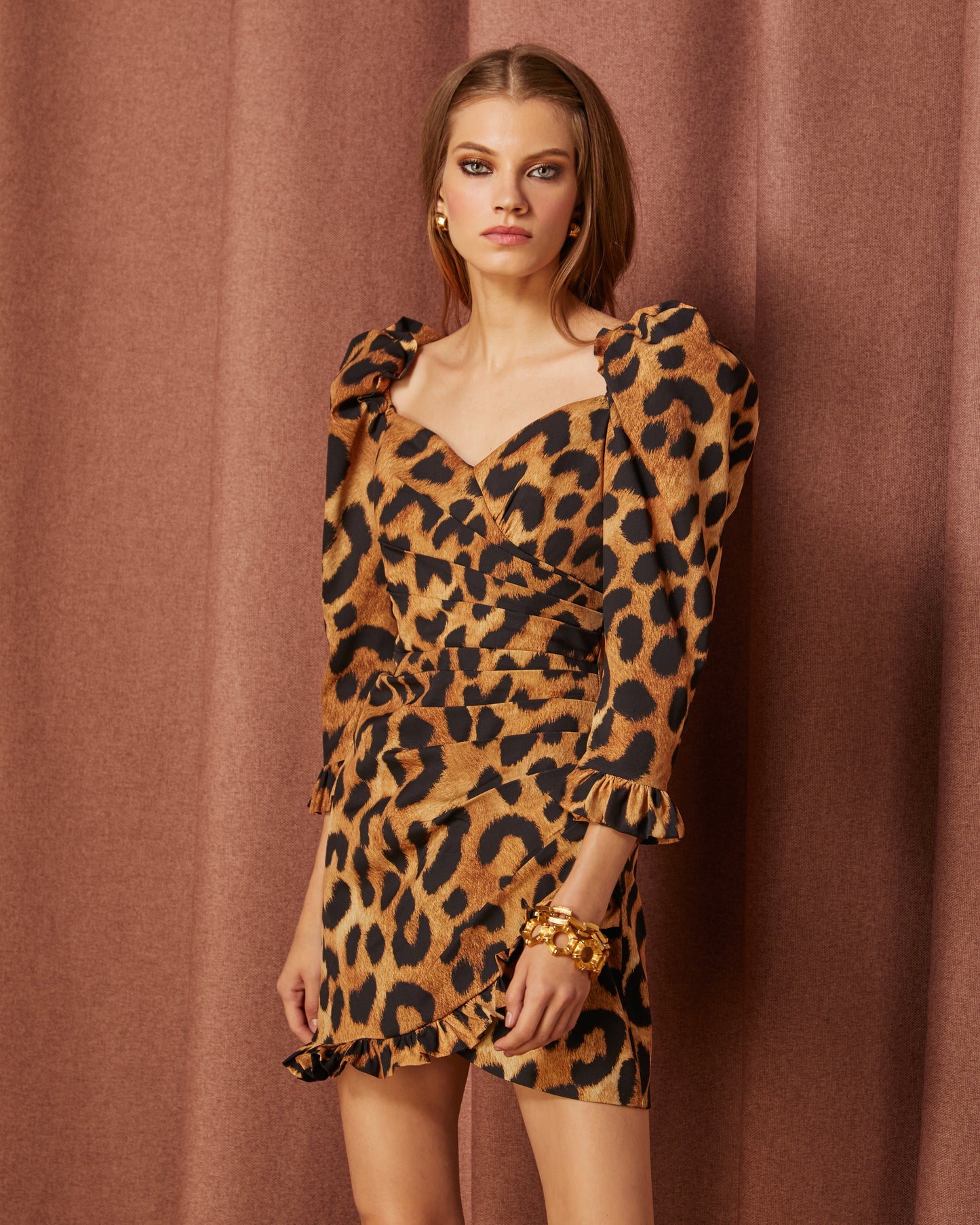 Printed Jaguar Mini Dress